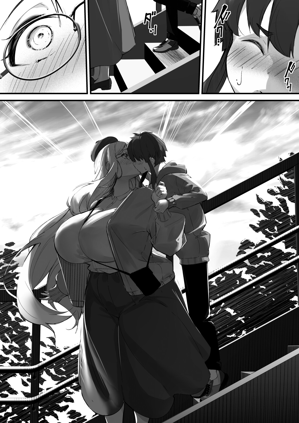 Hentai Manga Comic-My 2-Meter-Tall Younger Girlfriend-Read-10